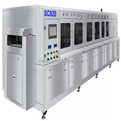 máquina química de empaquetado del lavado del flujo del semiconductor neto Sus304 de la anchura de 600m m para IGBT, el IPM y LEADFRAME