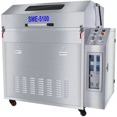 SME-5100 onda que suelda neumática Oven Pallet Cleaning Machine de Smt de la cesta del diámetro de la Doble-estación 1000m m del limpiador redondo de la plantilla