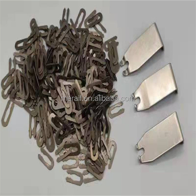 Tipo accesorios del finger L o de V del titanio de la onda que suelda del horno de la lata de la garra de la cadena de transporte de la garra del titanio