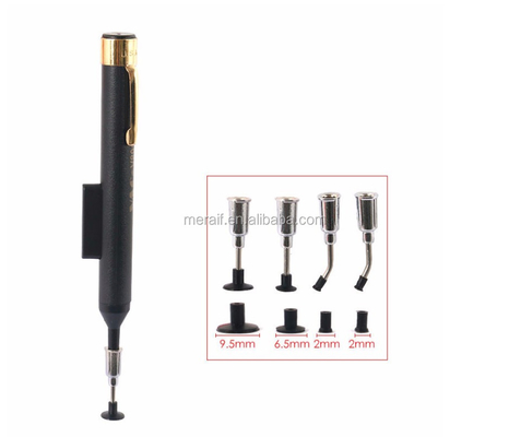 Pluma anti-satic del lechón del vacío de la recogida de IC de la pluma del vacío LP200 + 2 jefes de la succión para las ayudas de Reballing del trabajo de BGA SMD