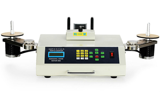 El smd del contador del carrete de SMT SMD YS-802 Chip Counting Machine Electronic Component aspa contador detecta la máquina del contador del microprocesador del escape