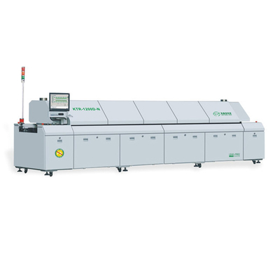 El horno llevado/220v del flujo de Smt que soldaba llevó la máquina de fabricación ligera dual - transportador de los carriles