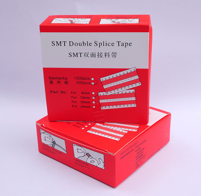 Cinta antiestática 500pcs/caja del portador de la cinta 16m m Smt del empalme del doble del Esd Smt
