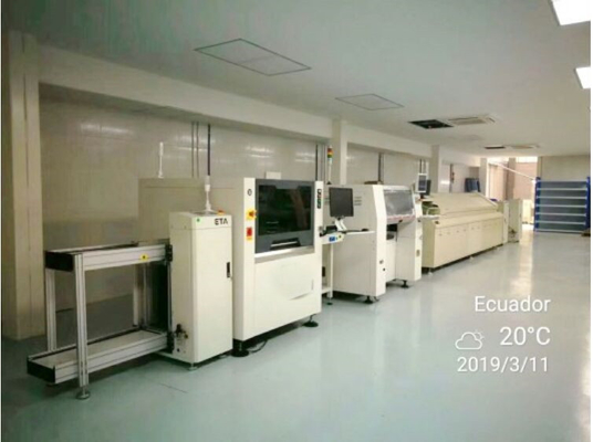 Ac220v 50hz llevó la planta de fabricación del bulbo horno del flujo de la impresora de la plantilla