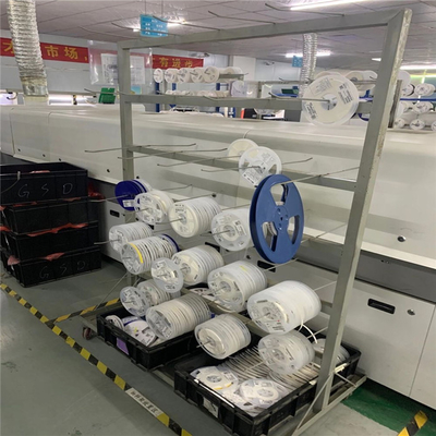 4 capas de la tubería de acero inoxidable del ESD SMT de la plataforma antiestática de la carretilla